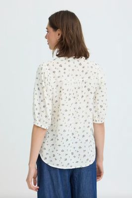 Fransa FRBobbi Blouse Cream Floral