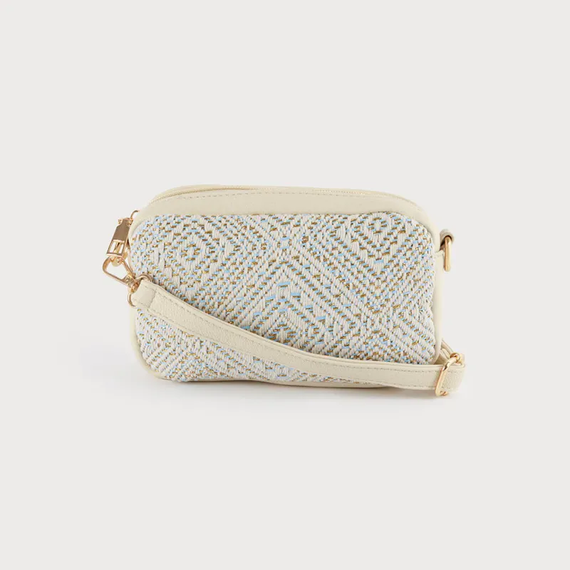 Caracoal Sky Mix Rafia Small Crossbody