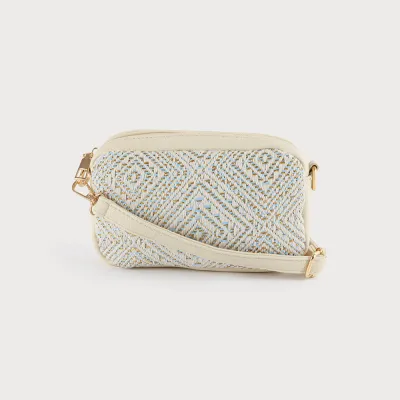 Caracoal Sky Mix Rafia Small Crossbody