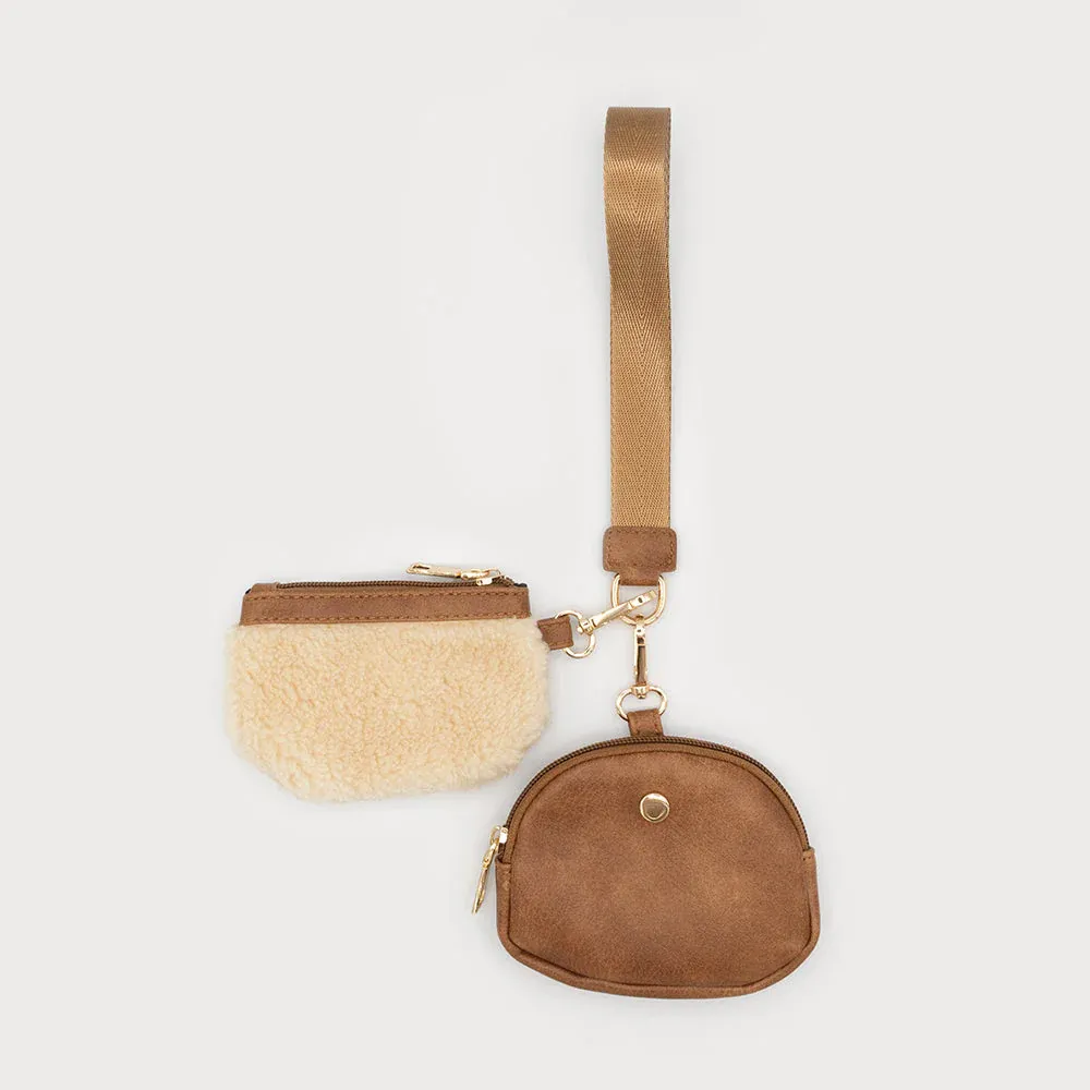 Caracoal Sherpa Small Coins Purse with Guitar Strap Caracoal Sherpa Small Coins Purse with Guitar Strap