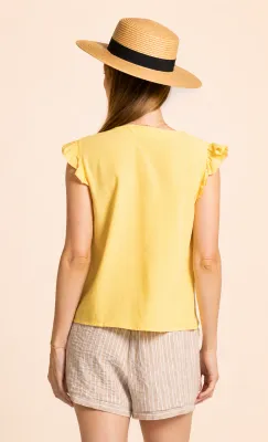 Pink Martini Lizzy Yellow Top