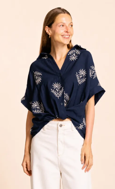 Pink Martini Reese Navy Top