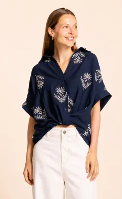 Pink Martini Reese Navy Top