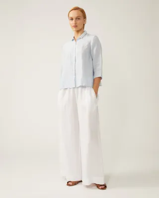 Naif Pippa Blouse Chambray Light Blue Naif Pippa Blouse Chambray Light Blue