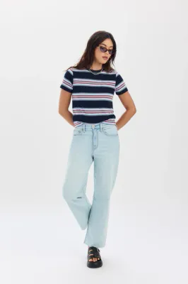 Daze Pleaser HR Wide Leg Ankle Detour