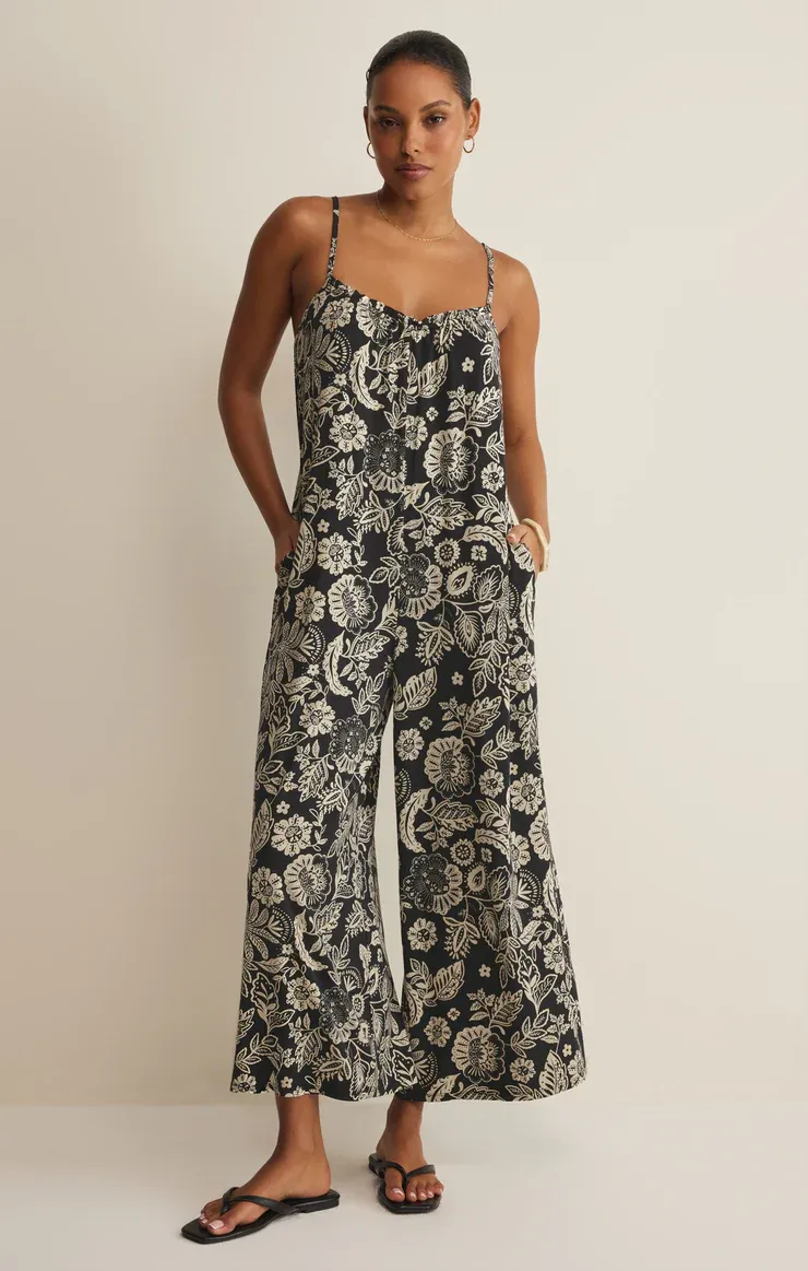 Z Supply Day Off Luz Floral Jumpsuit Z Supply Day Off Luz Floral Jumpsuit