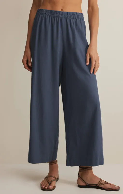 Z Supply Scout Linen Pant Vintage Indigo