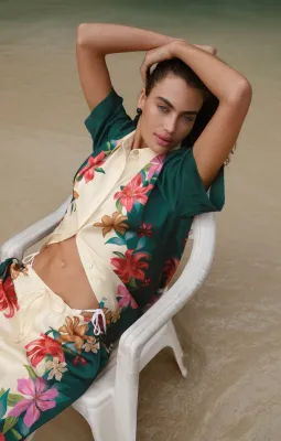 Z Supply Lani Kiwi Button Up