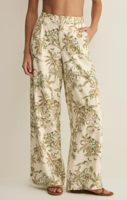 Z Supply Overlook Tiki Tide Linen Pant