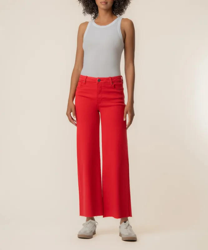 Kut From the Kloth Meg HR FAB Wide Leg Tomato