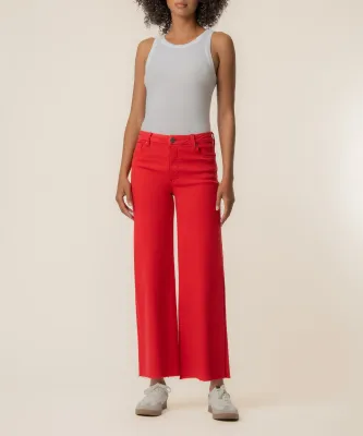 Kut From the Kloth Meg HR FAB Wide Leg Tomato