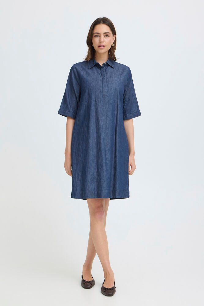 Fransa FRLarissa Dress Mid Blue Denim