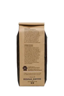 Rescue Coffee Wake &amp; Wag Light Roast 1lb Bag Whole Bean