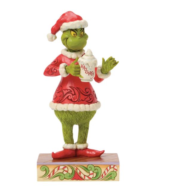 Jim Shore Grinch with Hot Chocolate