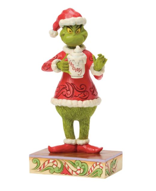 Jim Shore Grinch with Hot Chocolate
