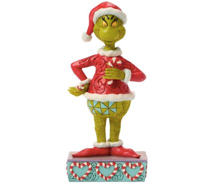 Jim Shore Grinch with Broken Candy Cane