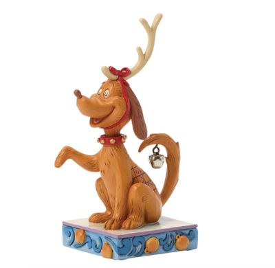Jim Shore Grinch Max with Bell on Tail Ornament