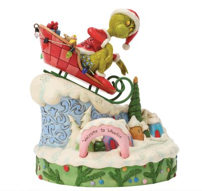 Jim Shore Large Grinch on Sled