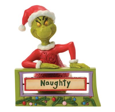 Jim Shore Grinch with Rotating Messages