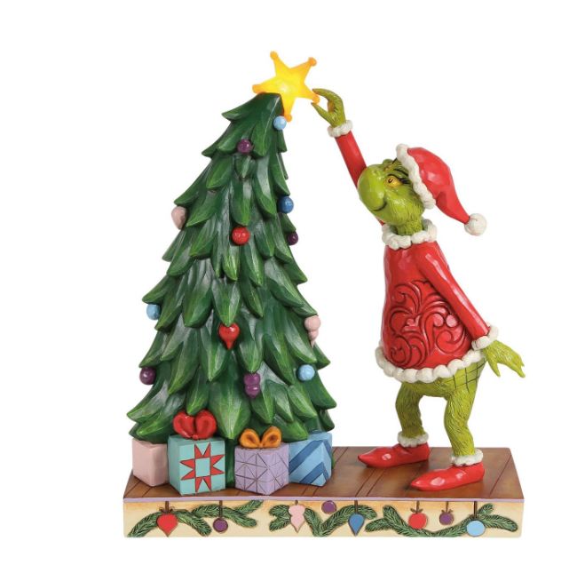 Jim Shore Grinch with Grinchy Tree/Pulling Star Special Ed.