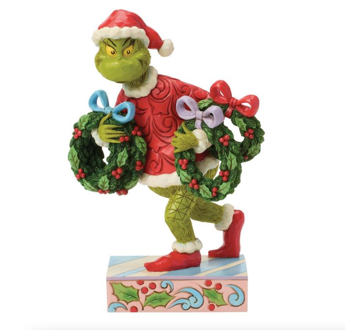 Jim Shore Grinch with Multiple Wreaths Jim Shore Grinch with Multiple Wreaths