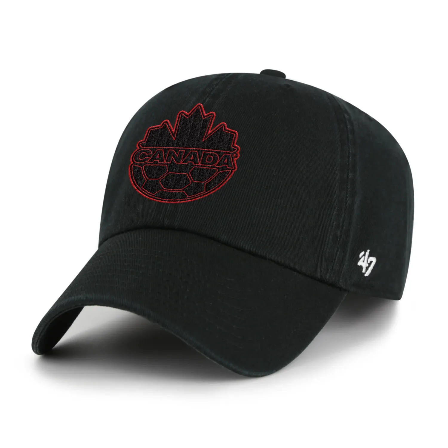 Soccer Canada '47 Clean Up Cap Black Soccer Canada '47 Clean Up Cap Black