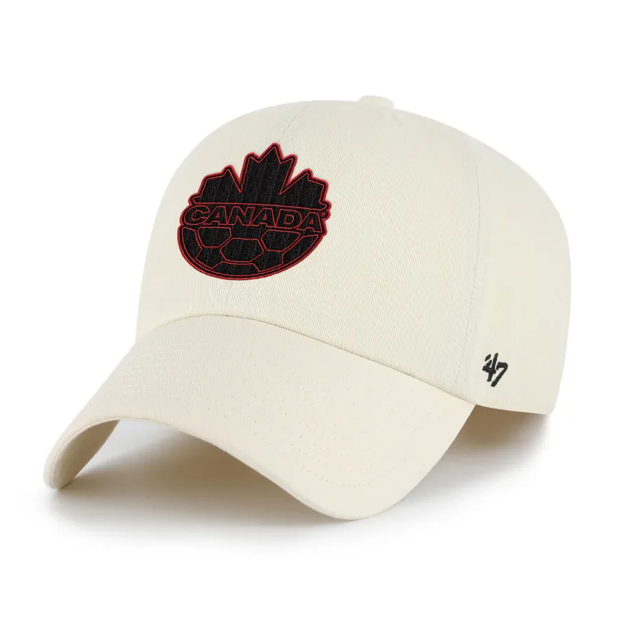 Soccer Canada '47 Clean Up Cap Natural