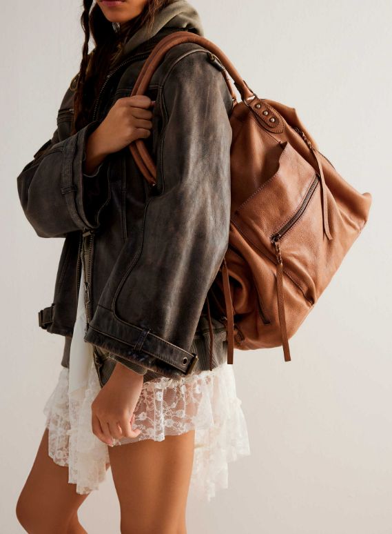 Free People WTF Emerson Tote Saddle