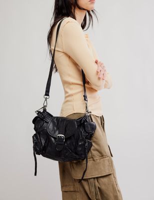 Free People WTF Baby Asher Tote Black