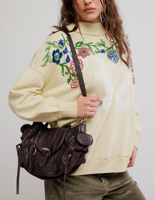 Free People WTF Baby Asher Tote Espresso