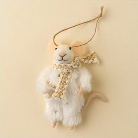 Indaba Winter White Wendy Mouse