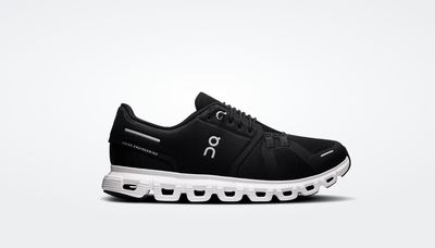 On Cloud 6 Wide Women Black/White