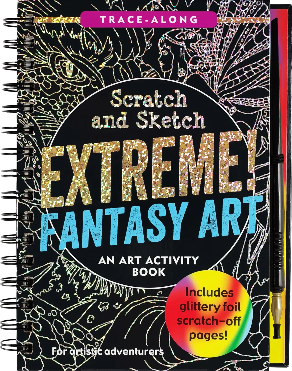 Peter Pauper Scratch &amp; Sketch Extreme Fantasy Art