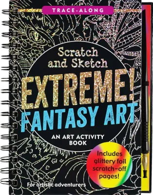 Peter Pauper Scratch &amp; Sketch Extreme Fantasy Art