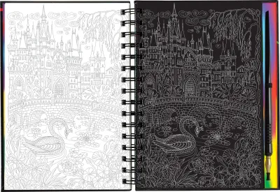 Peter Pauper Scratch &amp; Sketch Extreme Fantasy Art