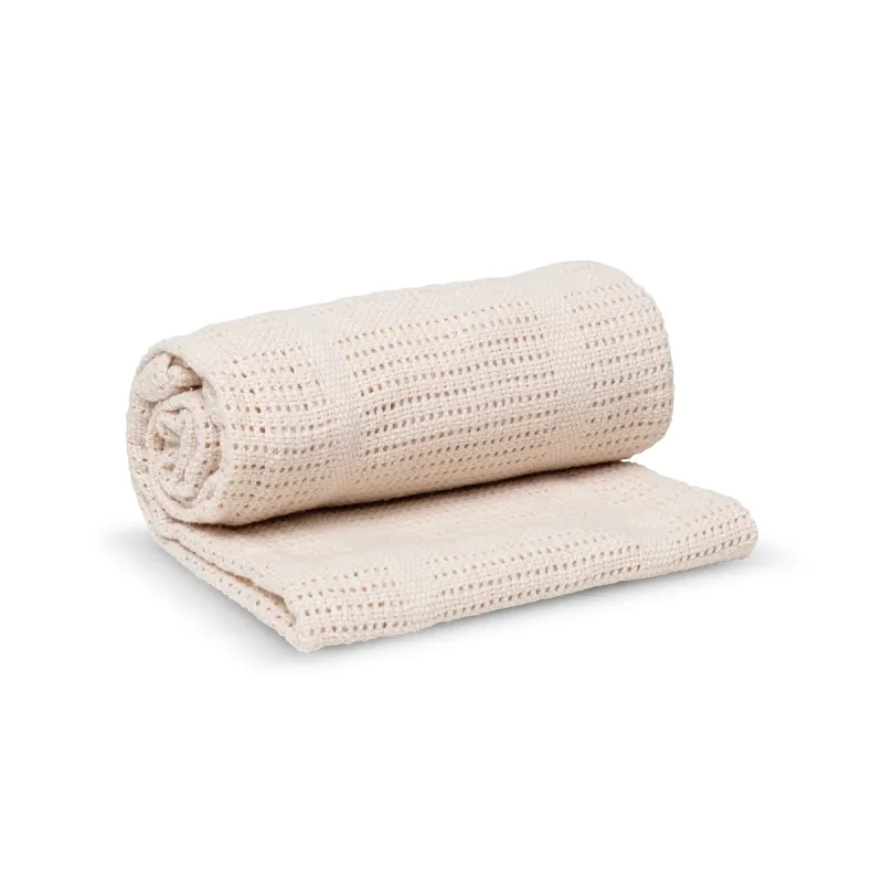 Lulujo Celluar Blanket Oatmeal