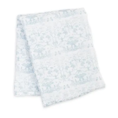Lulujo Classic Muslin Swaddle Blanket Toile Lulujo Classic Muslin Swaddle Blanket Toile