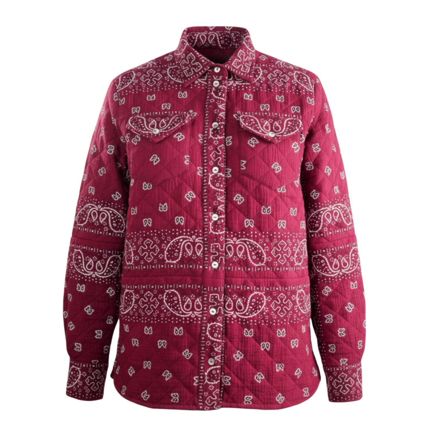 Shannon Passero Bandana Jacket Wine