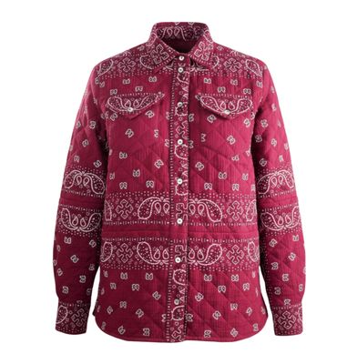 Shannon Passero Bandana Jacket Wine