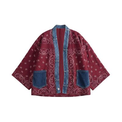 Shannon Passero Bandana Short Kimono Wine