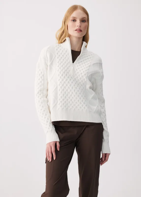 Lole Camila 1/2 Zip Sweater Birch Lole Camila 1/2 Zip Sweater Birch