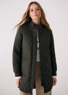 Lole Sophie 3/4 Bomber Jacket Olive