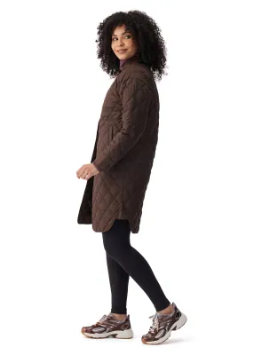 Lole Avril Insulated Shacket Espresso