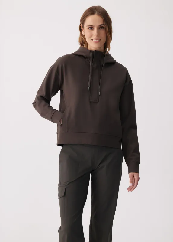 Lole Mindset 1/2 Zip Hoodie Olive Lole Mindset 1/2 Zip Hoodie Olive