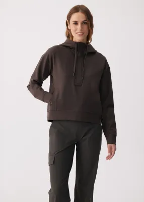 Lole Mindset 1/2 Zip Hoodie Olive