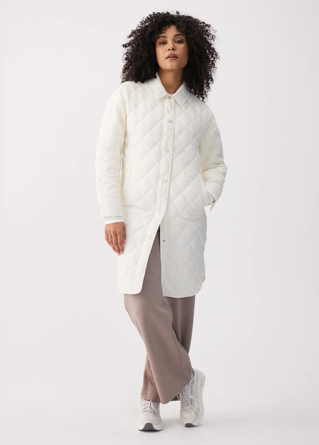 Lole Avril Insulated Shacket Birch