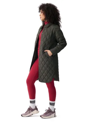 Lole Avril Insulated Shacket Olive