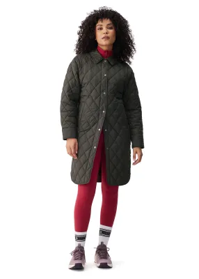 Lole Avril Insulated Shacket Olive