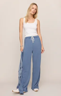 Z Supply Hunter Knit Denim Pant Santorini Indigo