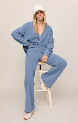 Z Supply Dazed End Knit Denim Cardigan Santorini